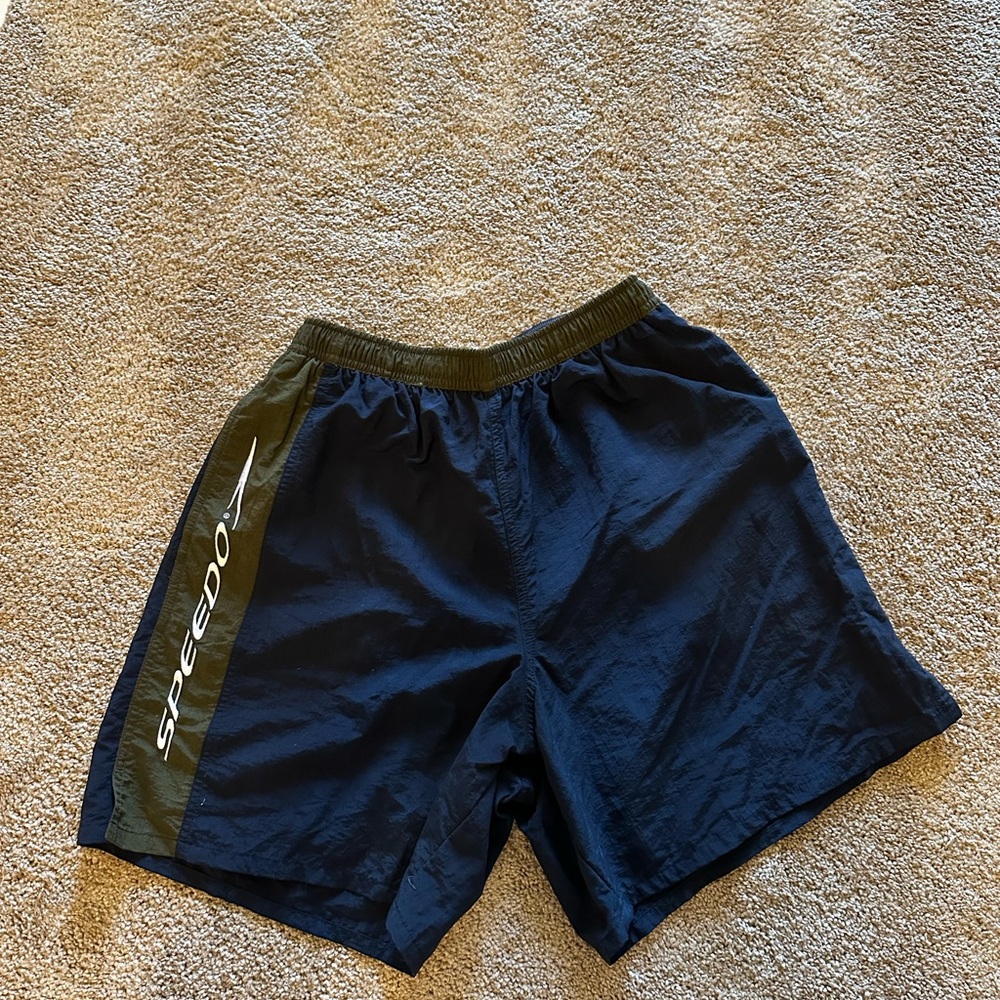 Speedo Navy Mesh Swim Shorts